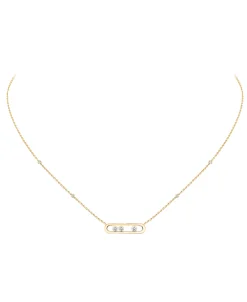 Collar Messika Baby Move Pavé Oro Amarillo | 04323-YG