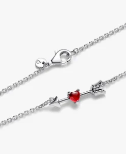 Collar Pandora Flecha y Corazón Cristal de Murano | 393669C01