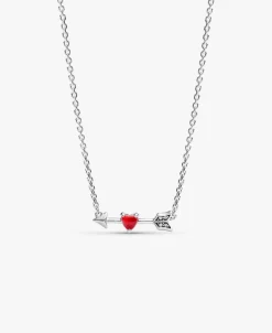 Collar Pandora Flecha y Corazón Cristal de Murano | 393669C01