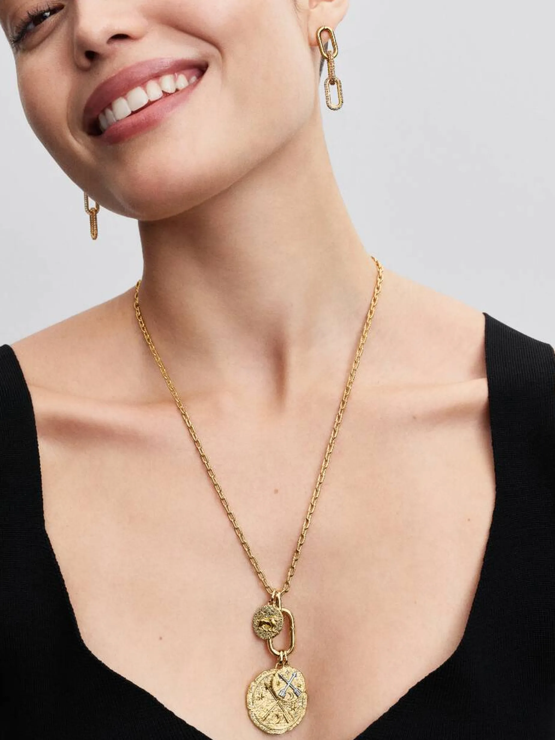 Collar Pandora ME Link Grande Dorado - 364083C00-70