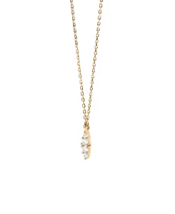 Collar PDPAOLA Gala Plata Baño Oro | CO01-675-U
