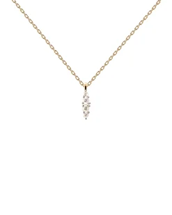Collar PDPAOLA Gala Plata Baño Oro | CO01-675-U
