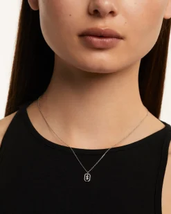 Collar PDPAOLA Mini Letter S Plata | CO02-530-U
