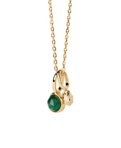 Collar PDPAOLA Oasis Plata Bañada en Oro | CO01-824-U