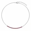 Collar PESAVENTO Colores del Mundo Rosa Jaipur Plata Baño Oro Blanco | WPSCG008