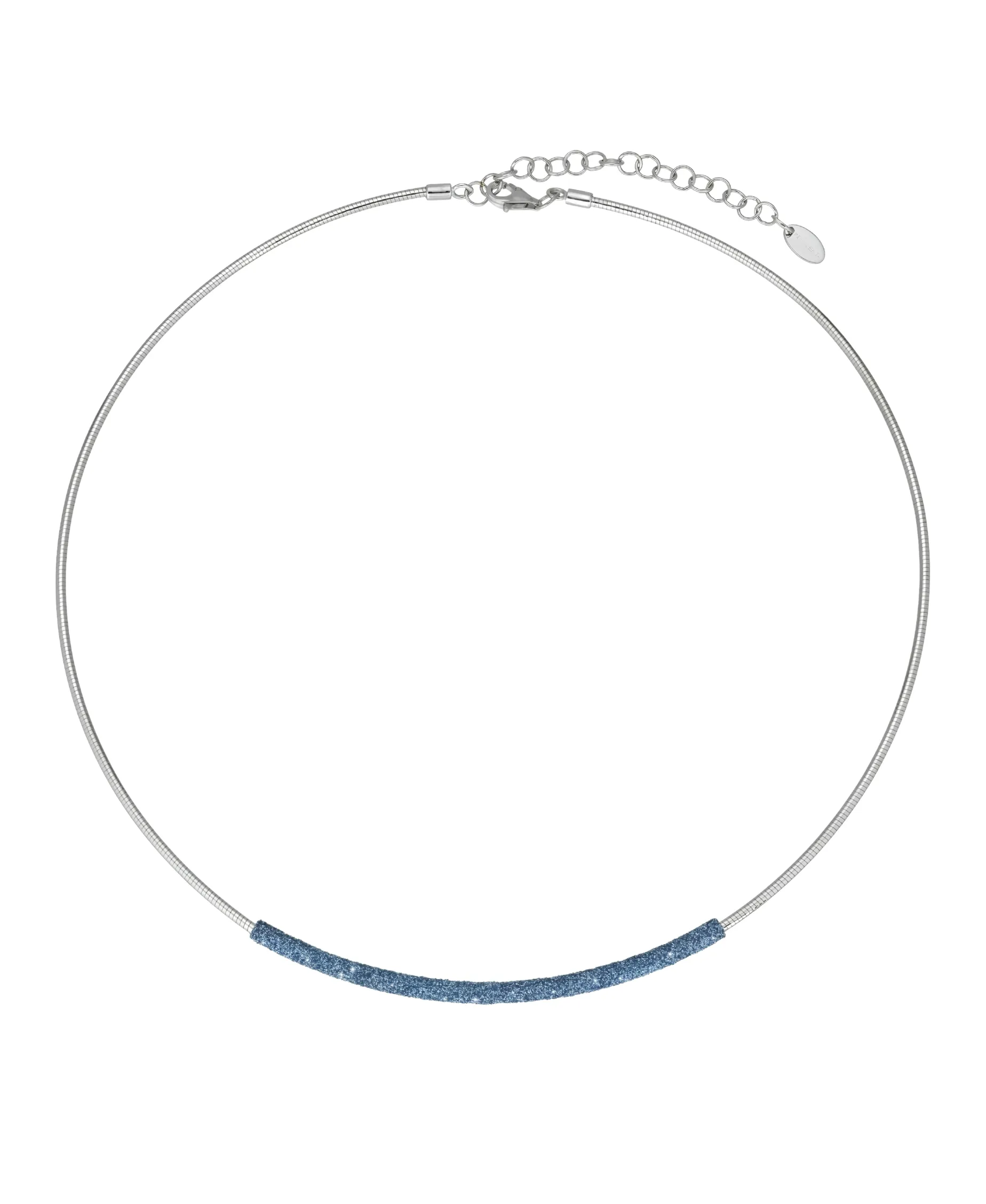 Collar PESAVENTO Colores del Mundo Azul Santorini Plata Baño Oro Blanco | WPSCG002