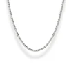 Collar Rivière con Diamantes 8 cts en Oro Blanco