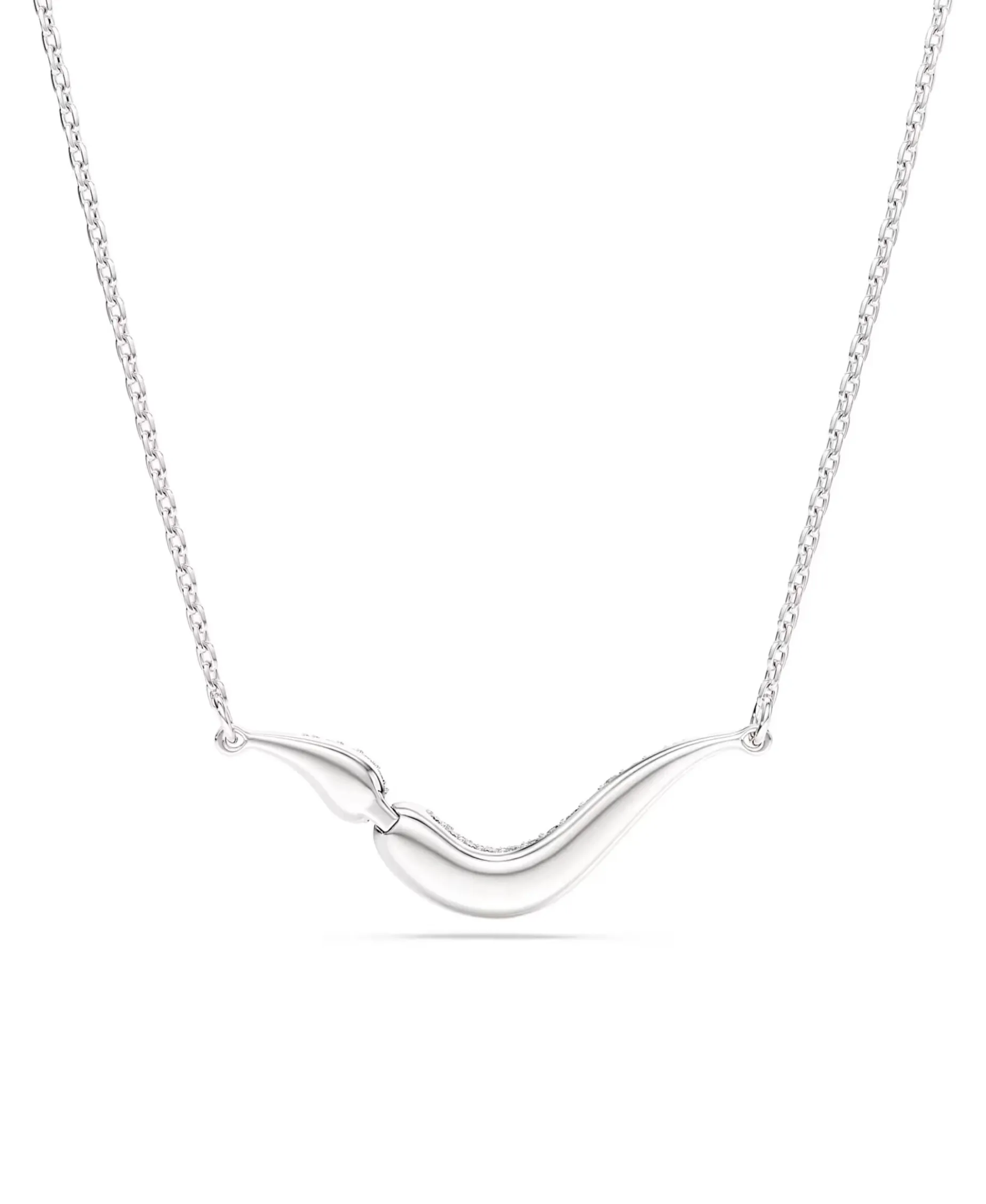 Collar Talla Redonda Swarovski Classica Plata de ley Swarovski Zirconia | 5740342