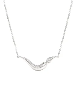 Collar Talla Redonda Swarovski Classica Plata de ley Swarovski Zirconia | 5740342