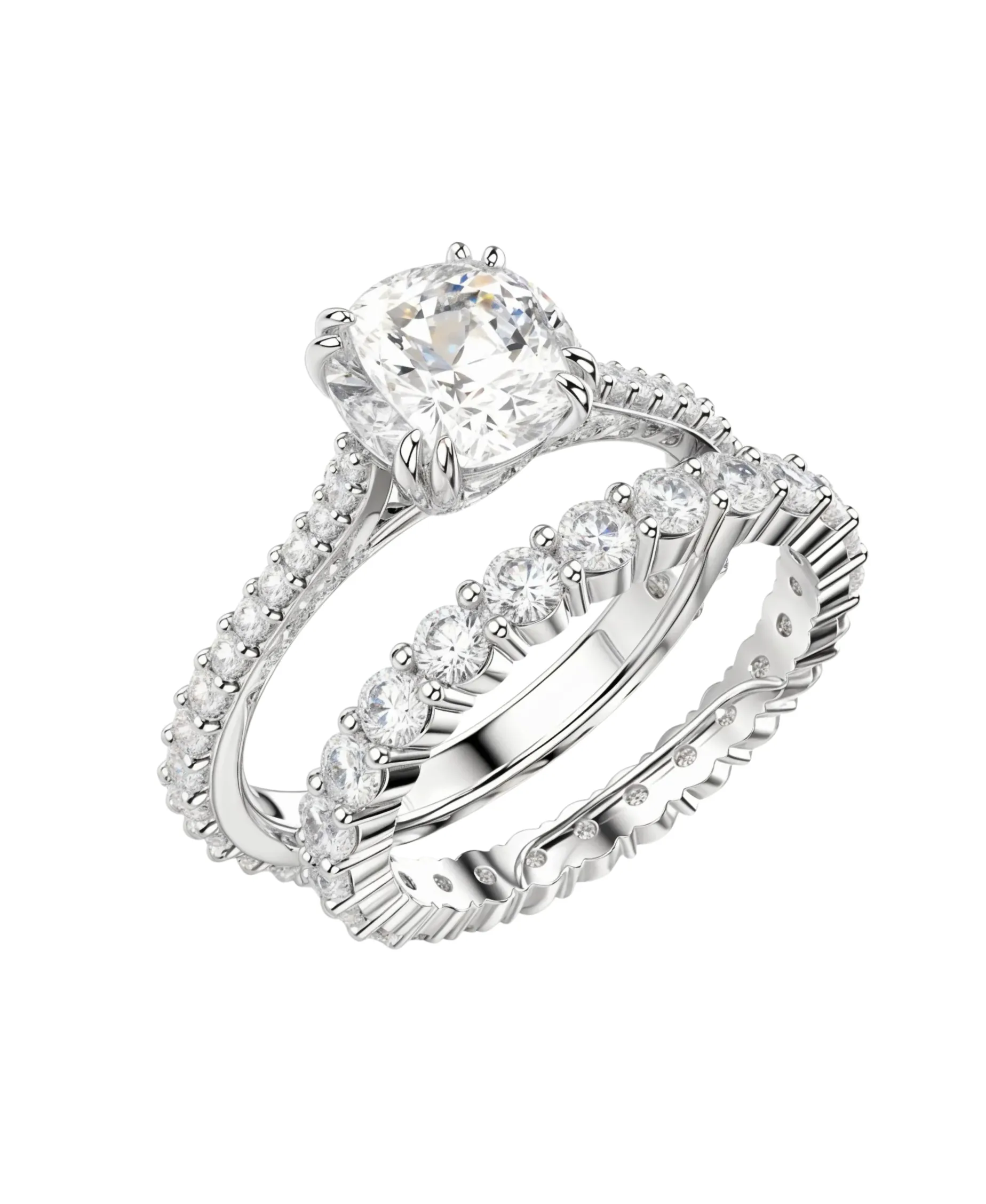 Conjunto de dos anillo Swarovski Stilla - 5647662