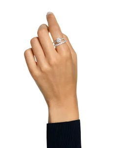 Conjunto de dos anillo Swarovski Stilla - 5647662