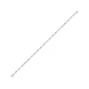 Cordón FRED Force 10 Eslabones Oro Blanco Medium | 6B1111