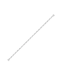 Cordón FRED Force 10 Eslabones Oro Blanco Medium | 6B1111