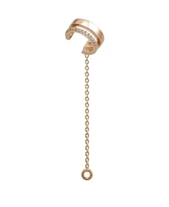 Ear Cuff Gold&Roses Ál Di Là Oro Rosa y Diamantes | GR-406.3