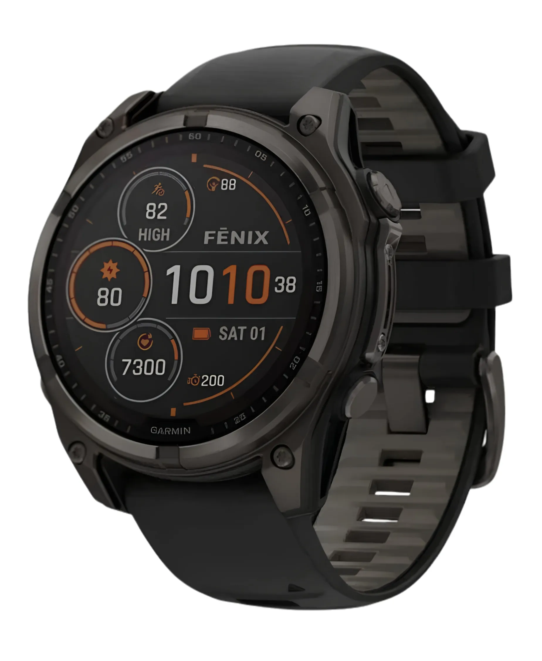Garmin fēnix 8 Solar Sapphire GPS Gris Carbono Titanio DLC 47 mm | 010-02906-11
