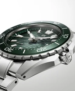 Grand Seiko Evolution 9 Spring Drive U.F.A. Ushio 300 Diver Verde Titanio 40,8 mm | SLGB025