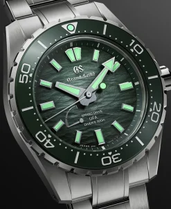Grand Seiko Evolution 9 Spring Drive U.F.A. Ushio 300 Diver Verde Titanio 40,8 mm | SLGB025