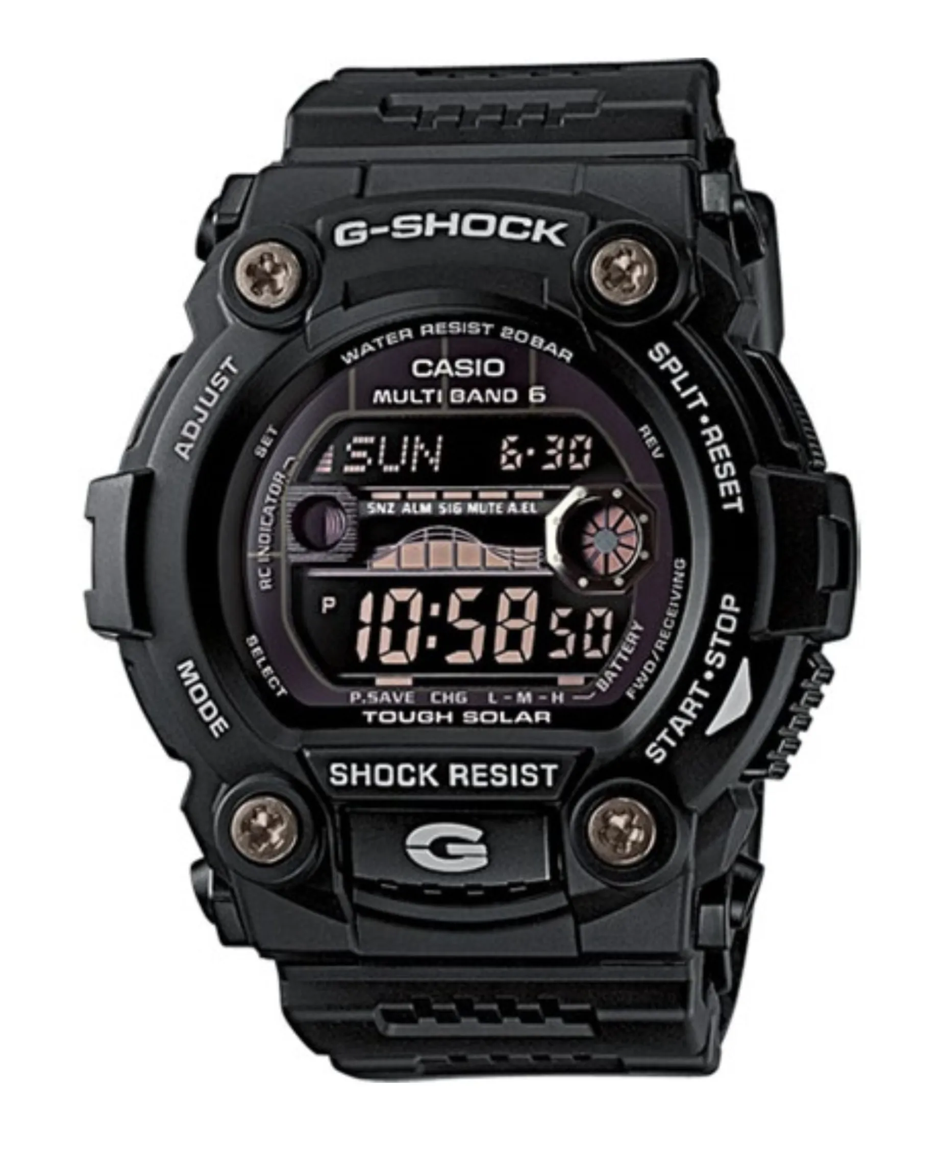 G-Shock digital solar radiocontrolado 52.4 × 50 mm | GW-7900B-1ER