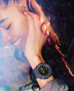 G-Shock GA Azul Carbono y Resina 45,4 mm | GA-2100K-2A