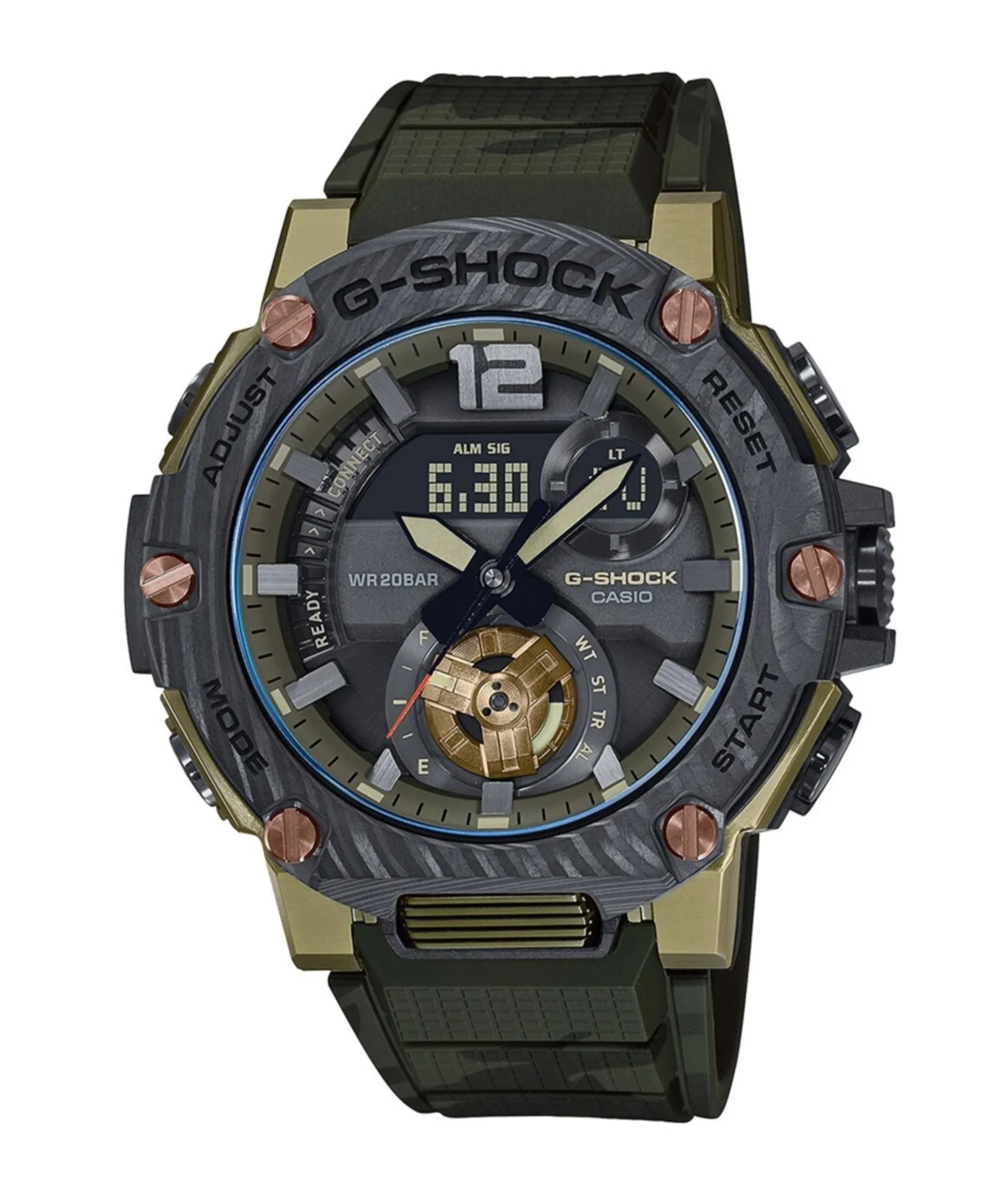 G-Shock G-Steel Carbono Military Design 53,8 mm | GST-B300XB-1A3ER