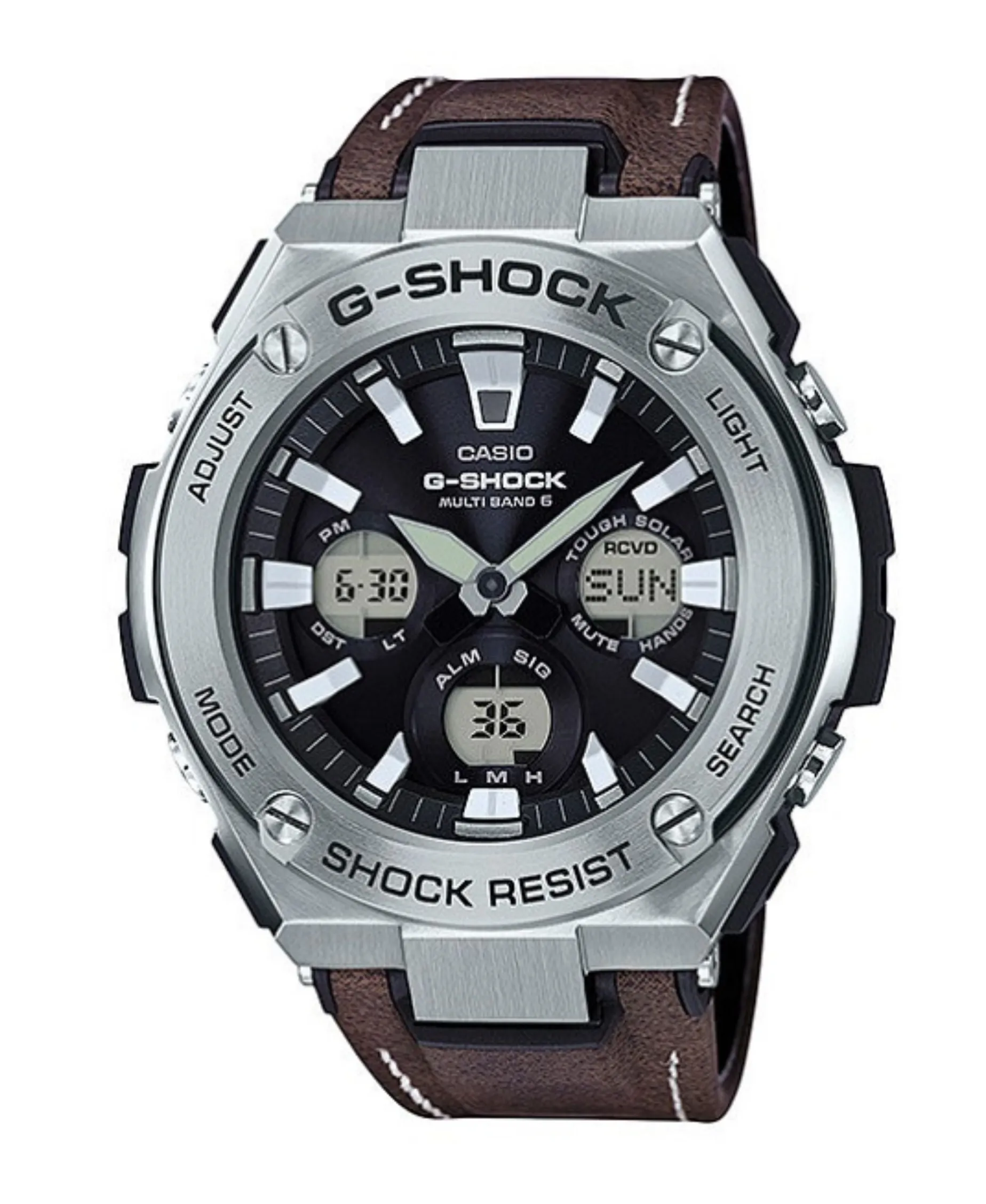 G-Shock G-Steel Tough Leather 52,4 mm | GST-W130L-1AER