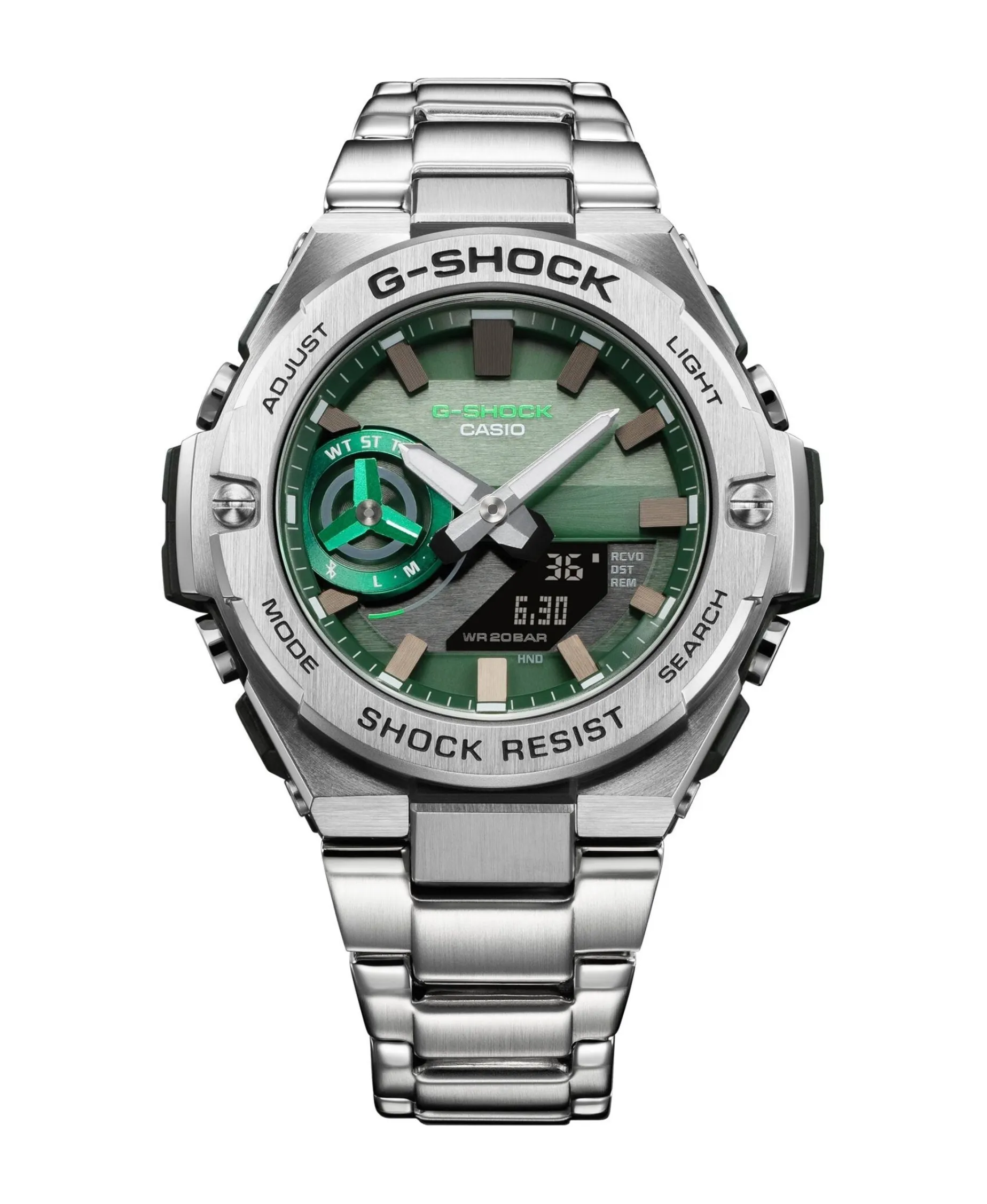 G-Shock G-Steel Tough Solar Verde Bosque 48,9 mm | GST-B500AD-3AER