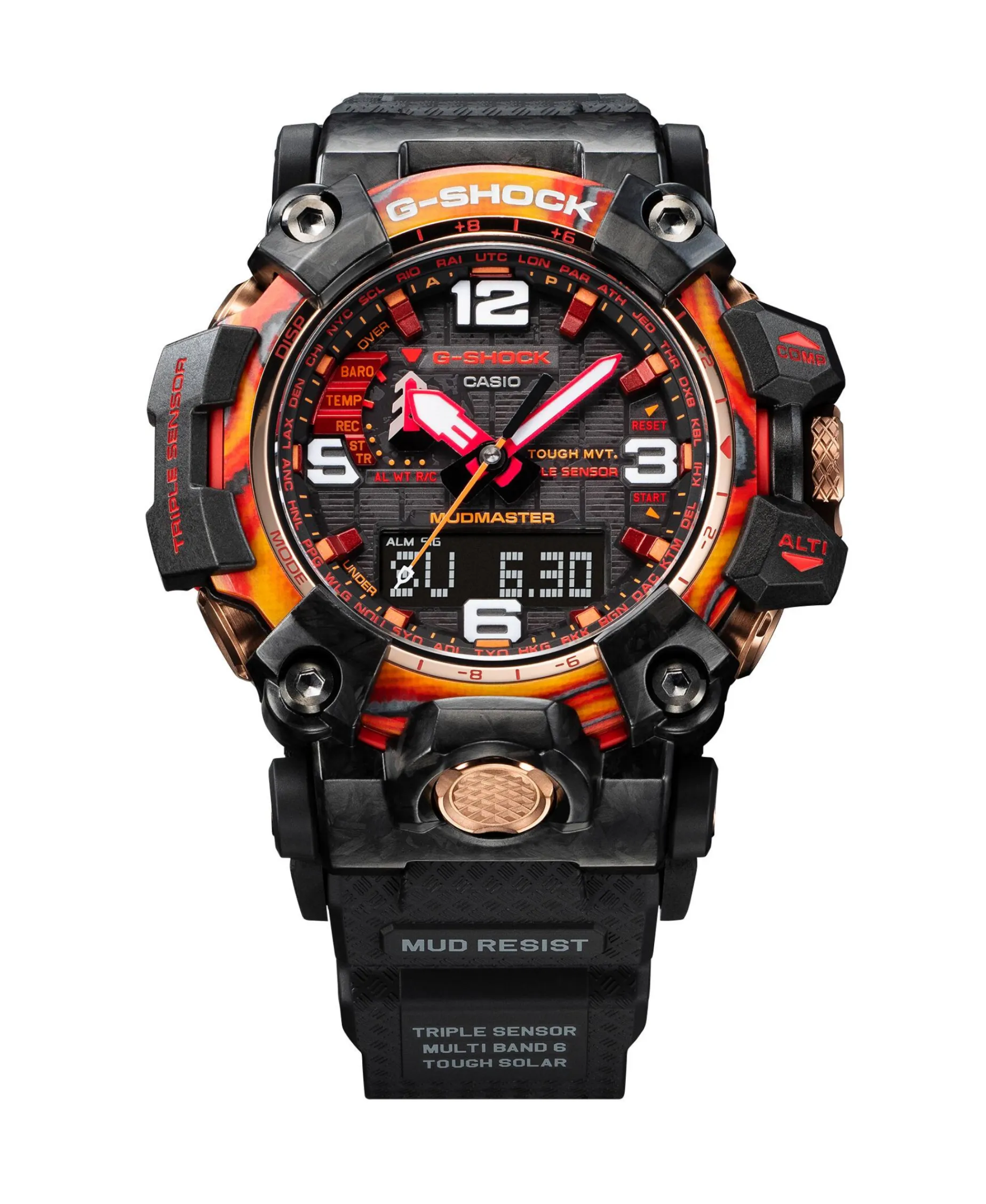 G-Shock Master Of G Flare Red 54,4 mm | GWG-2040FR-1AER