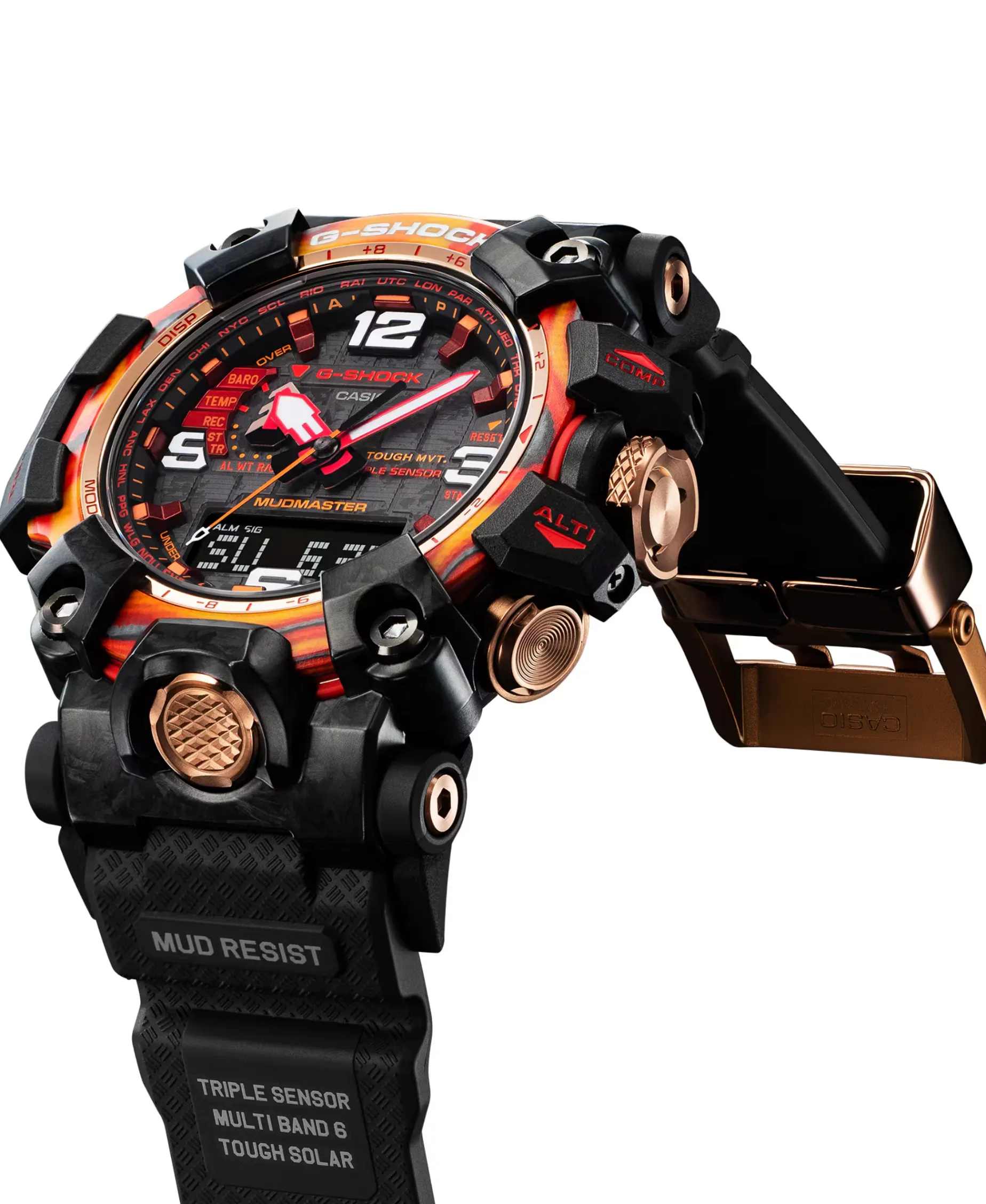 G-Shock Master Of G Flare Red 54,4 mm | GWG-2040FR-1AER