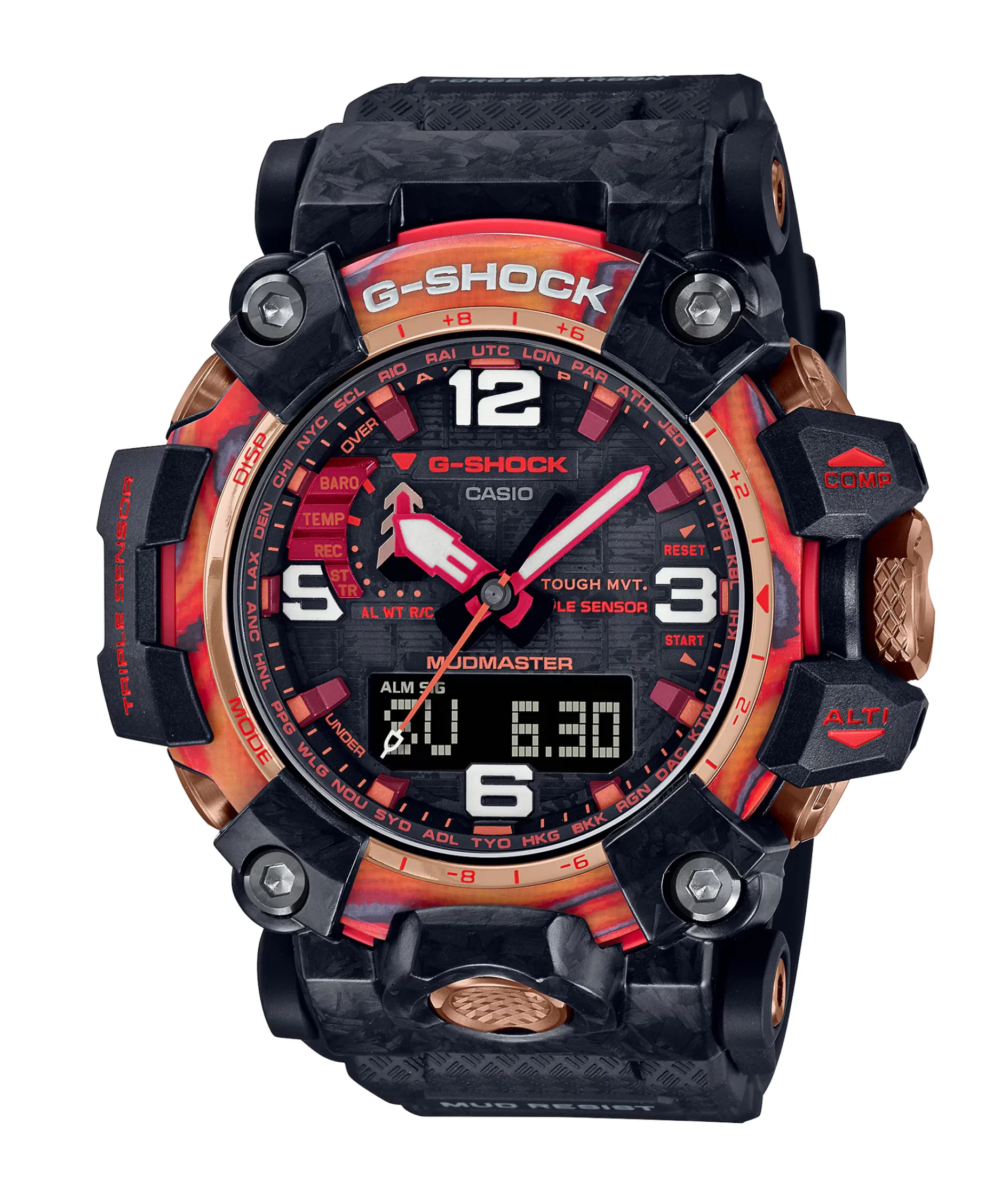 G-Shock Master Of G Flare Red 54,4 mm | GWG-2040FR-1AER