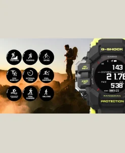 G-Shock Rangeman GPS Multisensor Solar Digital 53 mm | GPR-H1000RY-1A9