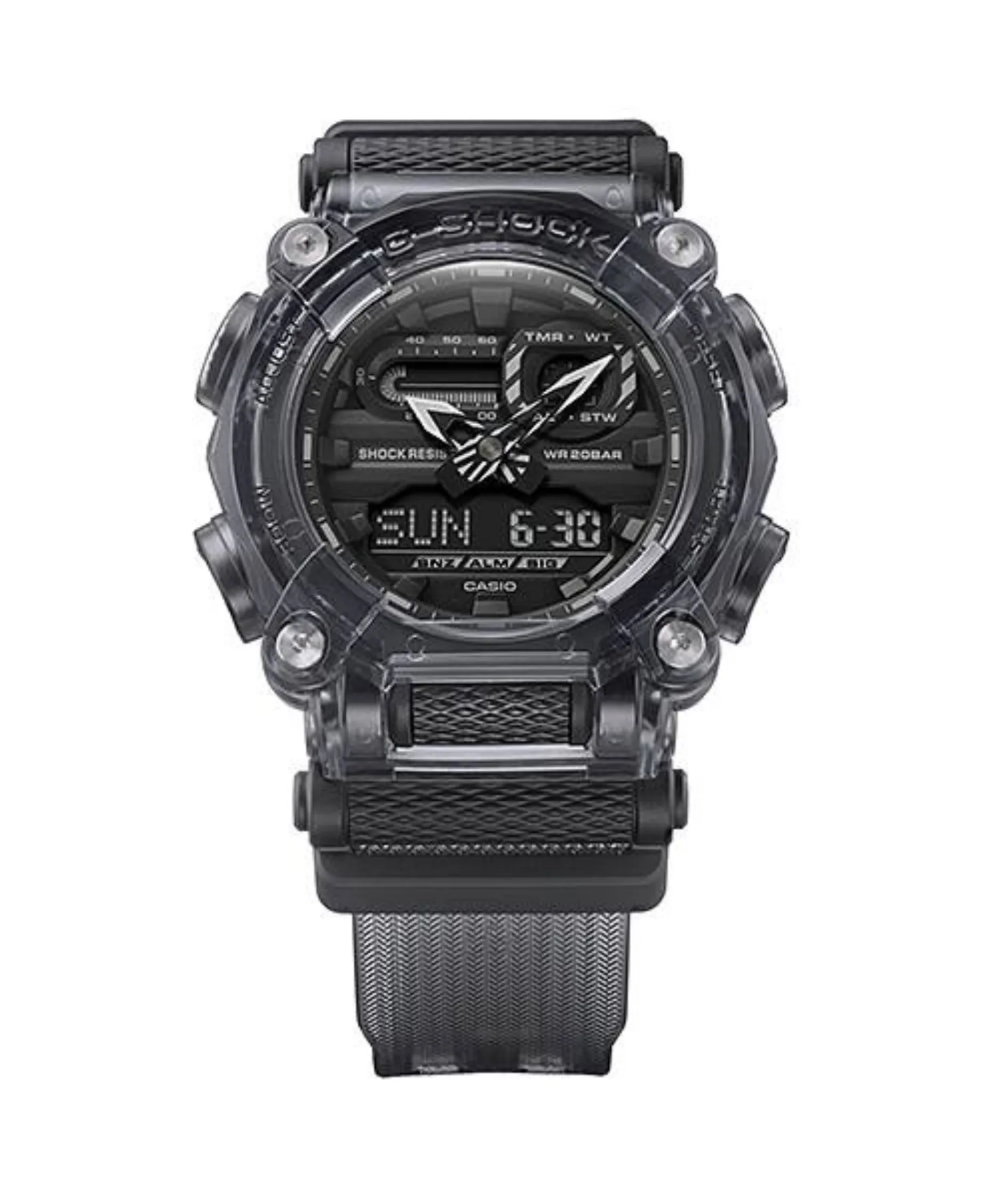 G-Shock Trend Gris Translúcido 49,5 mm | GA-900SKE-8AER