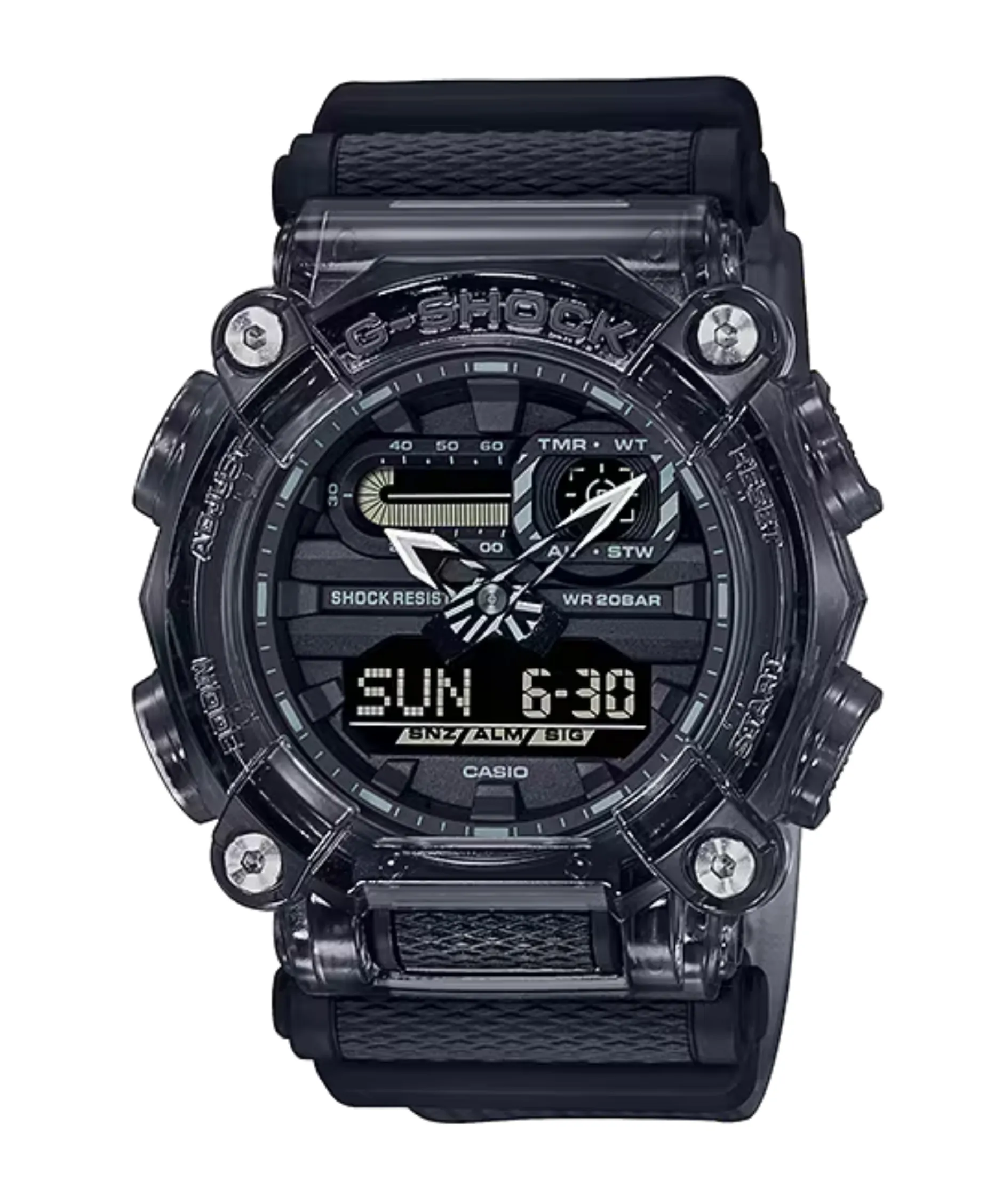 G-Shock Trend Gris Translúcido 49,5 mm | GA-900SKE-8AER