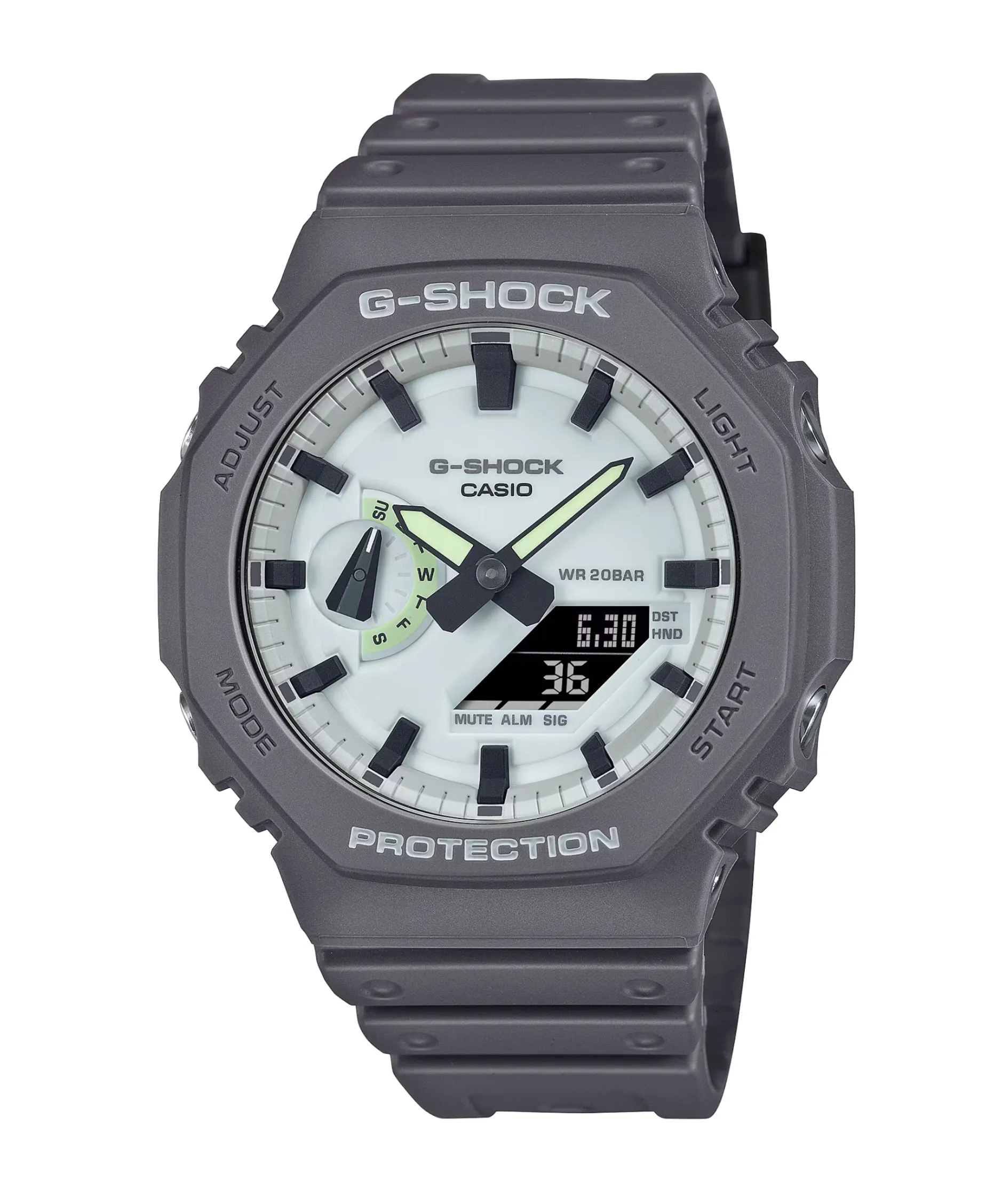 G-Shock Trend Hidden Glow Gris 45,4 mm | GA-2100HD-8AER