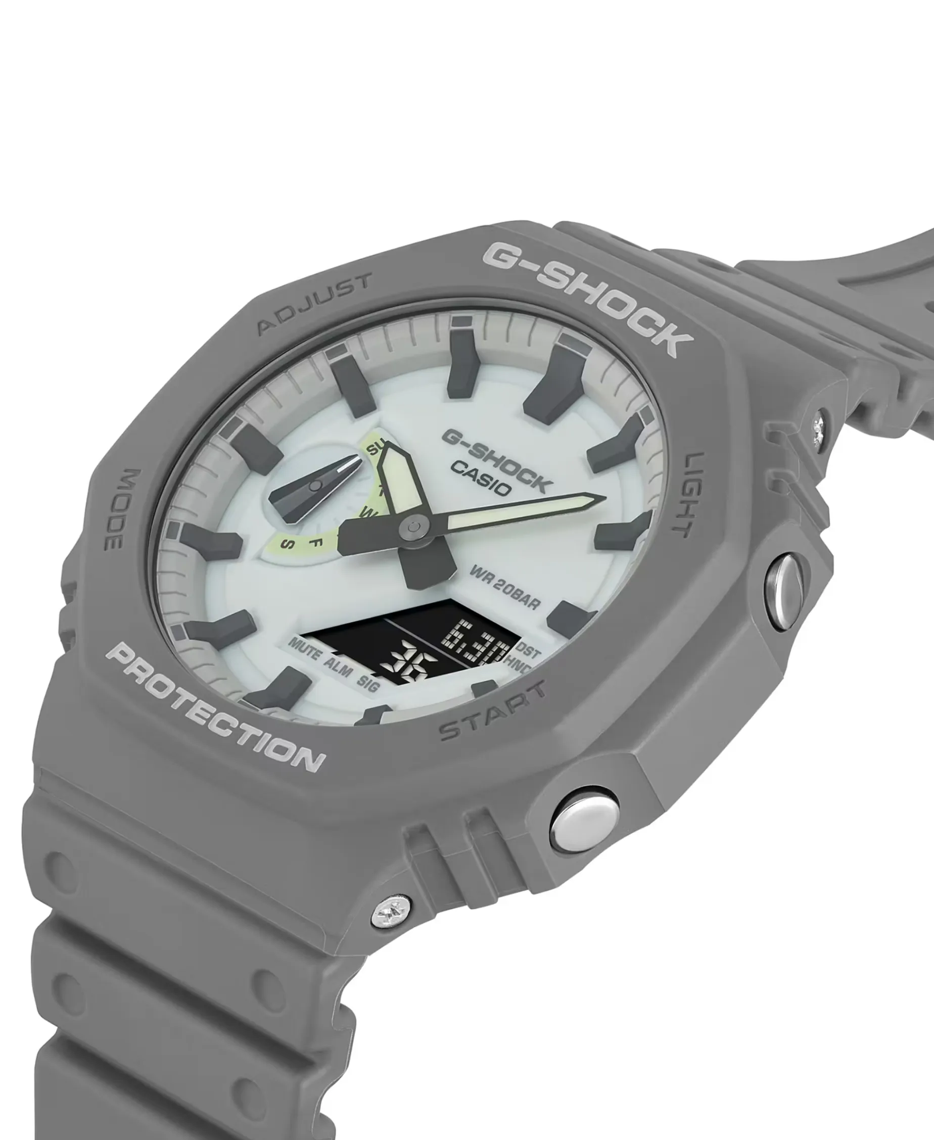 G-Shock Trend Hidden Glow Gris 45,4 mm | GA-2100HD-8AER