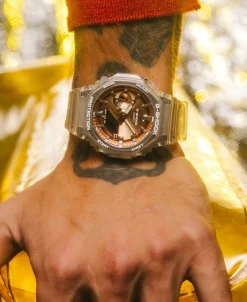 G-Shock Trend Translúcido Rosa 45,4 mm | GA-2100BM-7A5ER