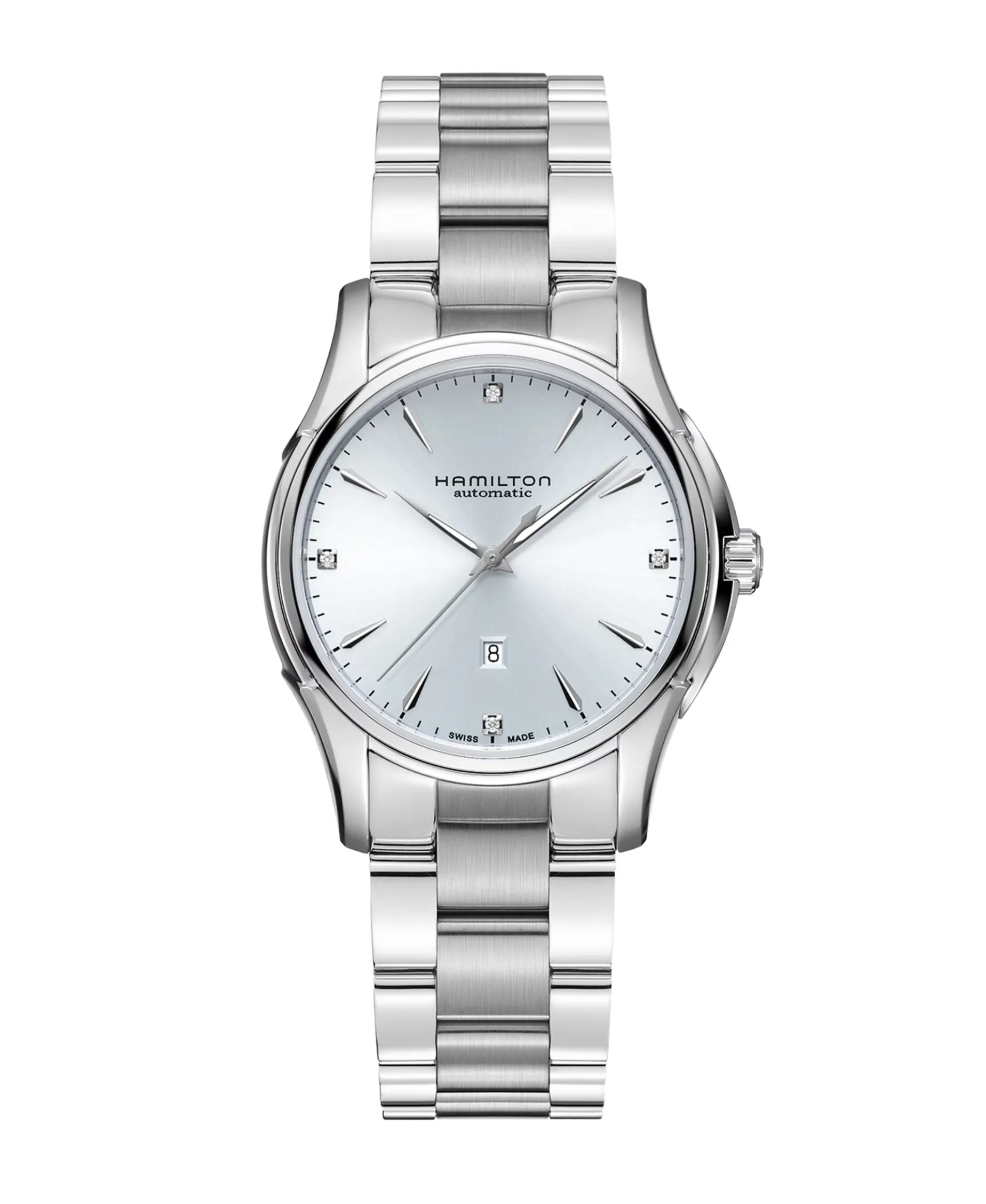 Hamilton Jazzmaster Auto Diamantes Azul Acero 34 mm | H32315142