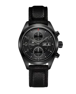 Hamilton Khaki Field Auto Chrono Negro 42 mm | H71626735