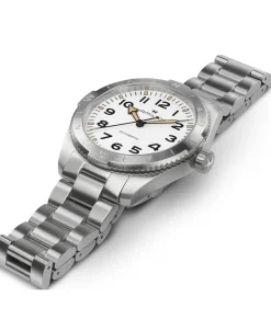 Hamilton Khaki Field Expedition Auto Blanco Acero 41 mm | H70315110