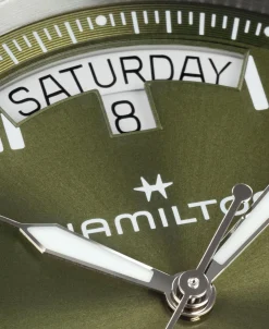 Hamilton Khaki Field King Day-Date Verde 40 mm | H64475560