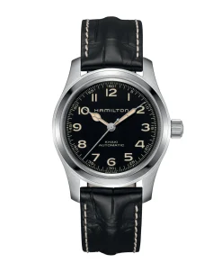 Hamilton Khaki Field Murph Auto Kit con brazalete Negro Acero 42 mm | H70605732