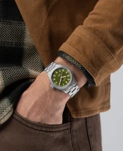 Hamilton Khaki Field Quartz Verde Acero 38 mm | H69401160