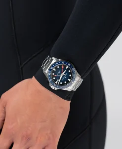 Hamilton Khaki Navy Scuba Auto GMT Azul 43 mm | H82535140