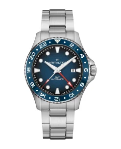 Hamilton Khaki Navy Scuba Auto GMT Azul 43 mm | H82535140