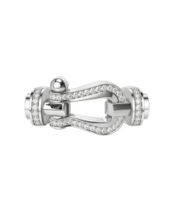 Hebilla FRED G Force 10 Oro Blanco 18K Diamantes | 0B0186