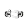 Hebilla FRED G Force 10 Oro Blanco 18K Diamantes Negros | 0B0036