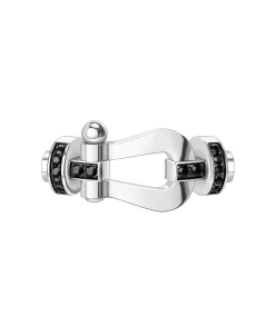 Hebilla FRED G Force 10 Oro Blanco 18K Diamantes Negros | 0B0036