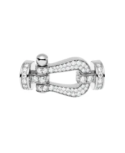 Hebilla FRED G Force Oro Blanco 18K Diamantes | 0B0050
