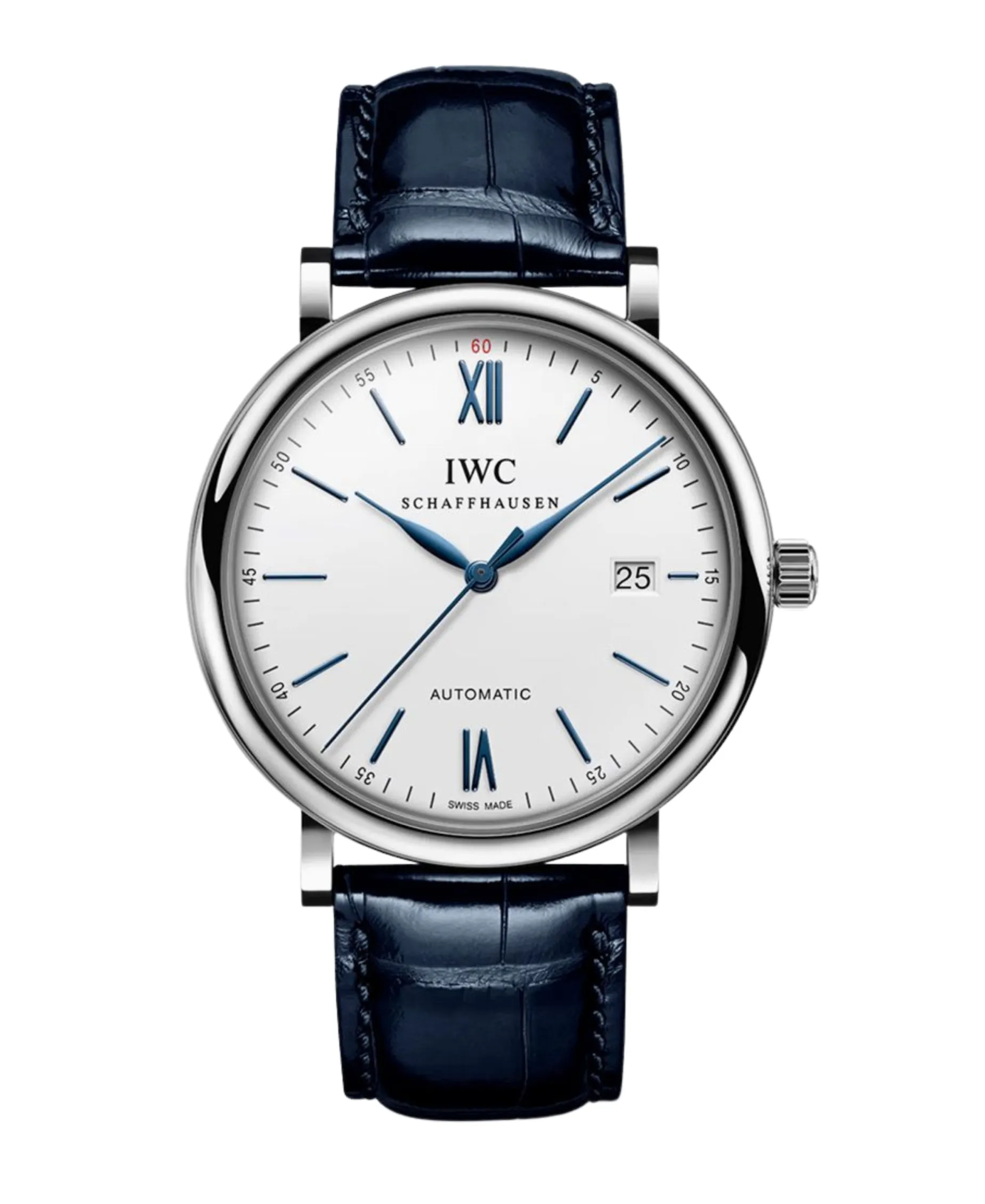 IWC Portofino Automático Piel Azul Esfera Blanca 40 mm| IW356527