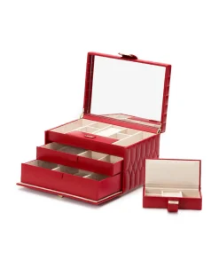 Joyero Caroline WOLF Piel Roja - 329772