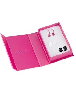 Kit Pendientes Mattioli Puzzle Con Zafiros Rosa en Oro Rosa | MOR054R102ZR